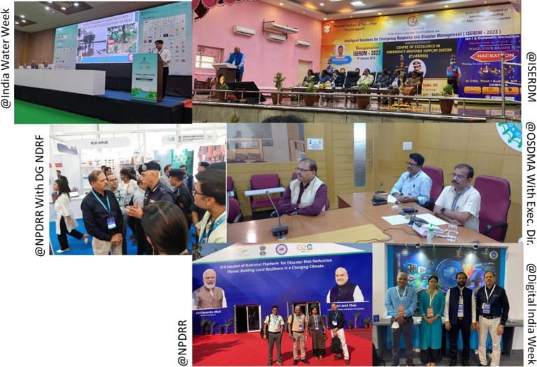 Project showcased in national and international events